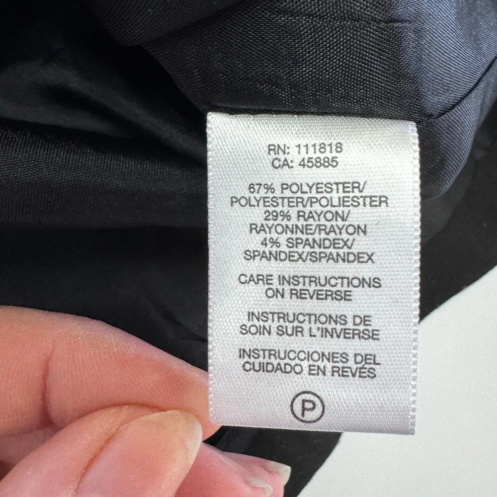 Michael Kors Jacket Women 14 Black Dark Academia Office‎ Professional